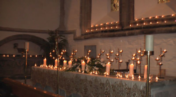 tealights for the alter and around the church